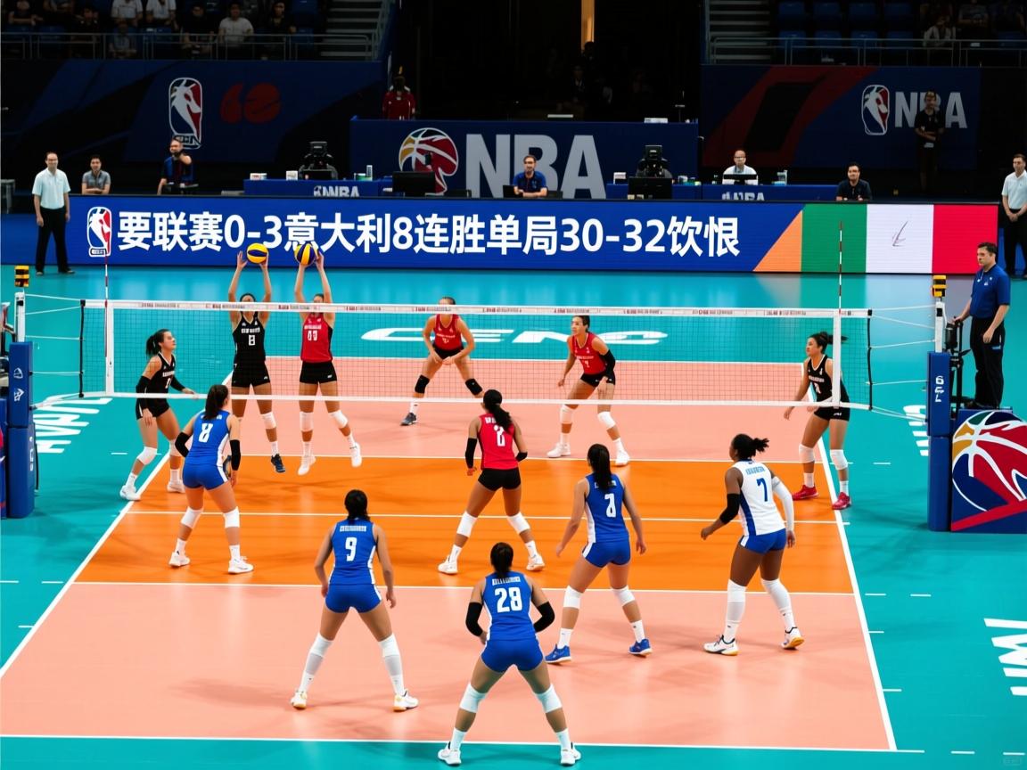 世联赛-女排0-3送意大利8连胜 单局30-32饮恨  第2张
