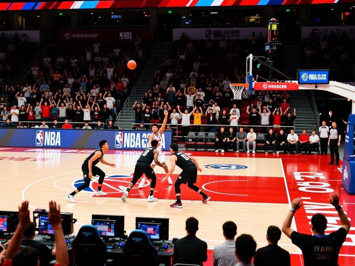 体育赛场上发生激烈角逐，观众热情加油  第2张